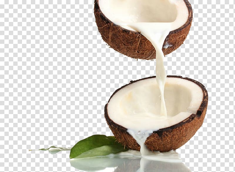 Coconut milk Coconut water Coconut oil, milk transparent background PNG clipart