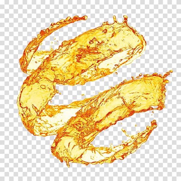 yellow liquid spiral illustration, Orange juice , juice splash transparent background PNG clipart