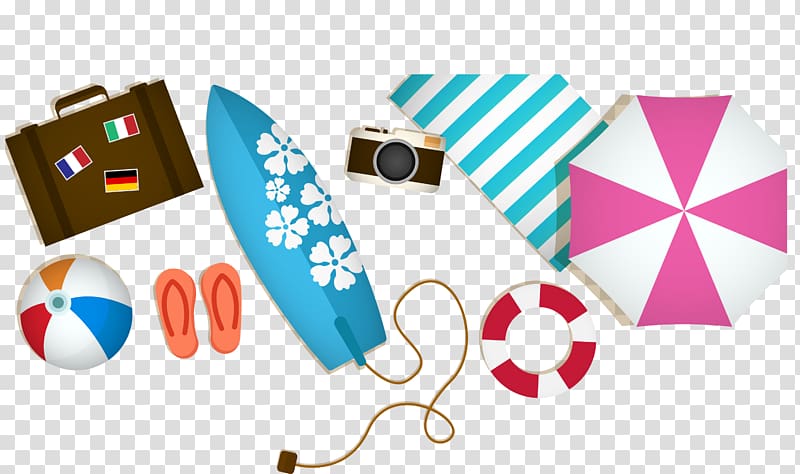 Beach Euclidean Illustration, illustration Beach Resort Toys transparent background PNG clipart