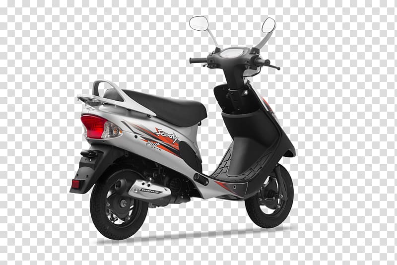 Motorcycle accessories Motorized scooter Car TVS Scooty, scooter transparent background PNG clipart