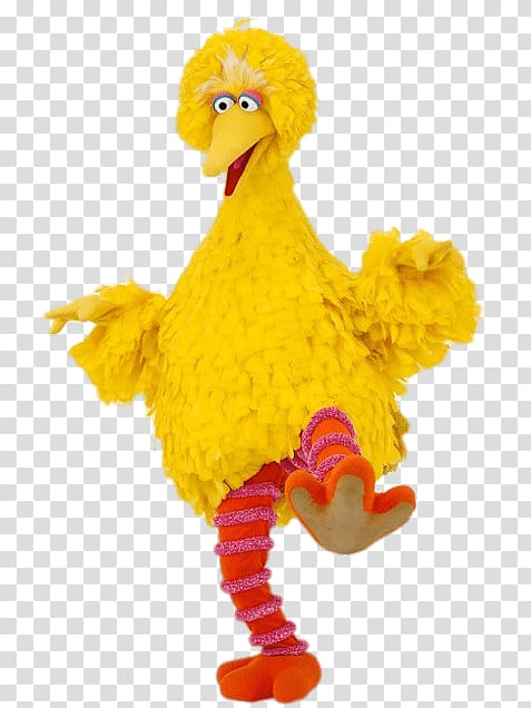 Sesame Street Big Bird, Sesame Street Big Bird on One Leg transparent background PNG clipart
