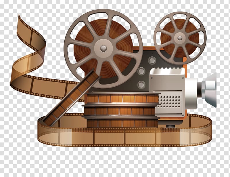 Movie projector Reel Film, Video Recorder transparent background PNG  clipart