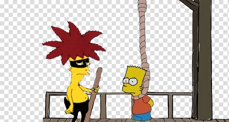 Bart Simpson Sideshow Bob Krusty the Clown Homer Simpson Marge Simpson, Bart Simpson transparent background PNG clipart
