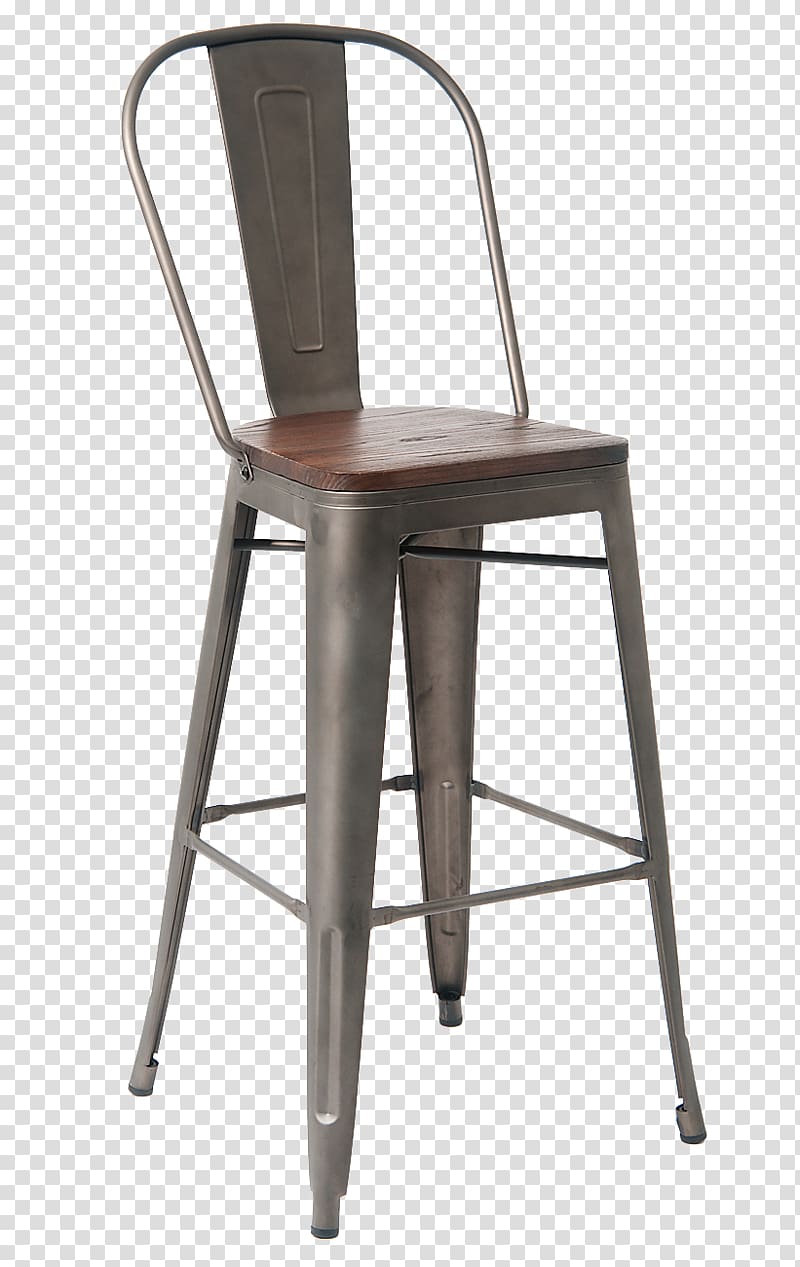 No. 14 chair Tolix bar stool Table, wooden stools transparent background PNG clipart