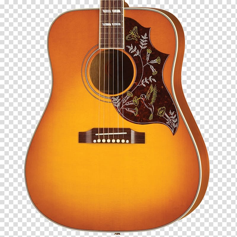 Acoustic guitar Gibson Brands, Inc. Gibson Hummingbird Acoustic music, Acoustic Guitar transparent background PNG clipart
