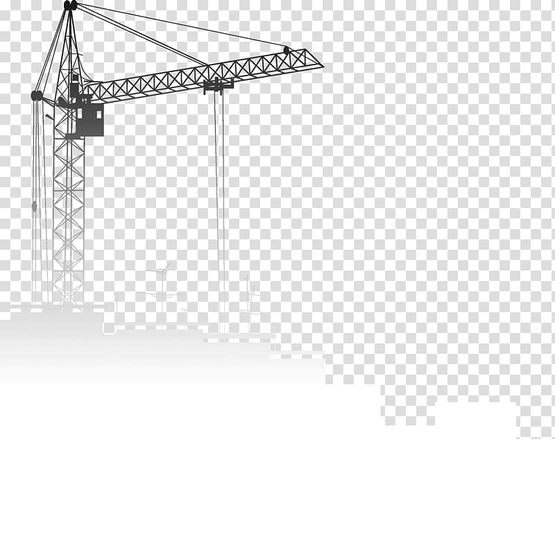 Engineering , Site Crane transparent background PNG clipart