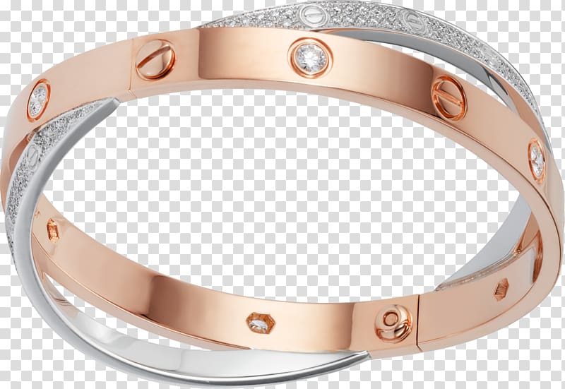 Cartier Love bracelet Jewellery Diamond, women bag transparent background PNG clipart