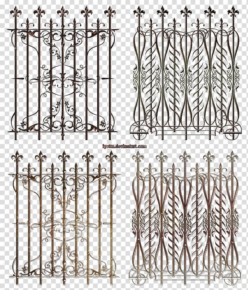 Line art Angle Home Fence, ornamental fence transparent background PNG clipart