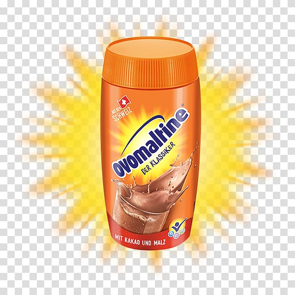 Ovaltine Hot chocolate Drink mix Cocoa bean Malt, breakfast transparent background PNG clipart