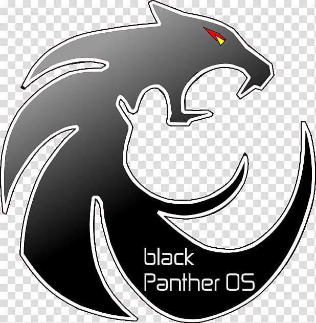 Black panther BlackPanther OS Logo Linux Operating Systems, black panther transparent background PNG clipart