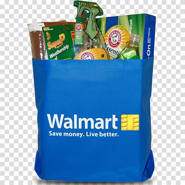 Walmart Reusable shopping bag Retail Shopping Bags & Trolleys, bag transparent background PNG clipart