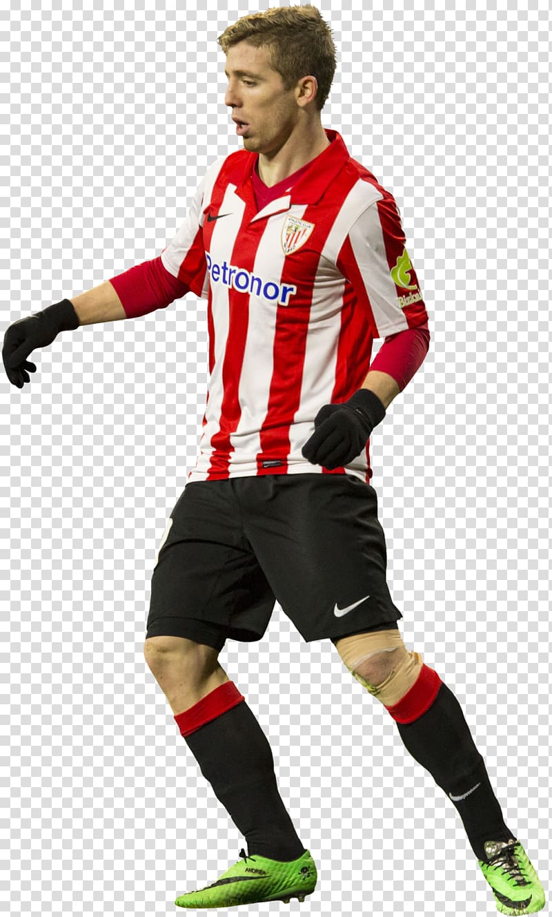 Iker Muniain Jersey Athletic Bilbao Copa del Rey Football player, football transparent background PNG clipart