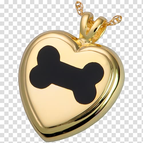 Locket Dog Jewellery Gold Bone, dog Necklace transparent background PNG clipart