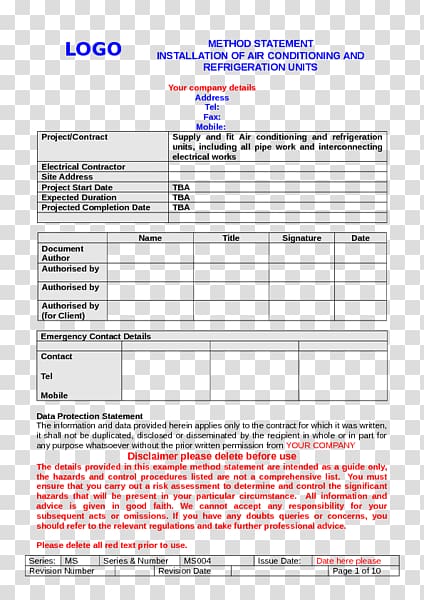 Document Work method statement Résumé Construction Safety, plane thicket invitation transparent background PNG clipart