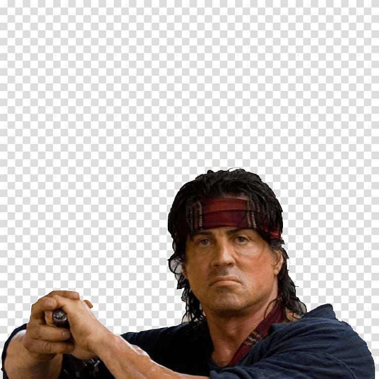 Sylvester Stallone, Sylvester Stallone Rambo transparent background PNG clipart