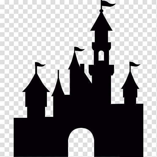 cinderella castle silhouette clip art