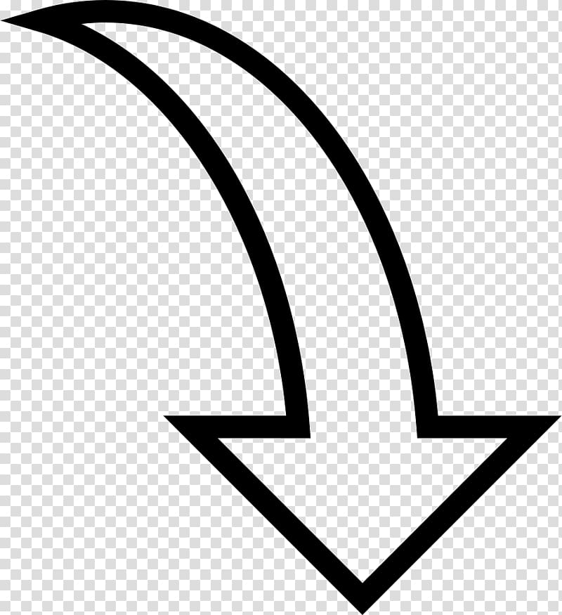 Arrow Curve Computer Icons Drawing , curve transparent background PNG clipart