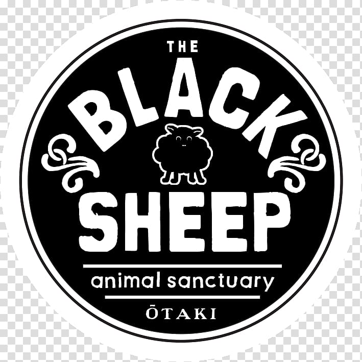 Black sheep Animal sanctuary Logo, sheep transparent background PNG clipart