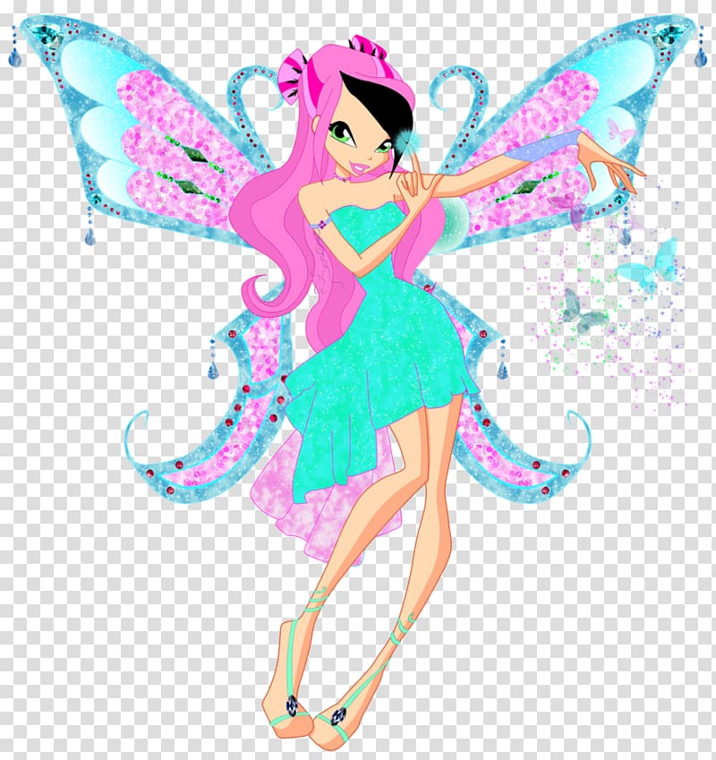 Flora Fairy Alfea Drawing, Fairy transparent background PNG clipart