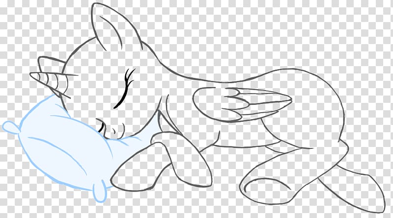 My Little Pony Winged unicorn Drawing Chibi, sleep unicorn transparent background PNG clipart