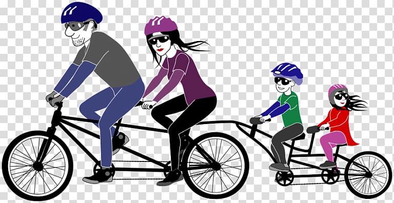 Tandem bicycle Cycling , Bicycle transparent background PNG clipart