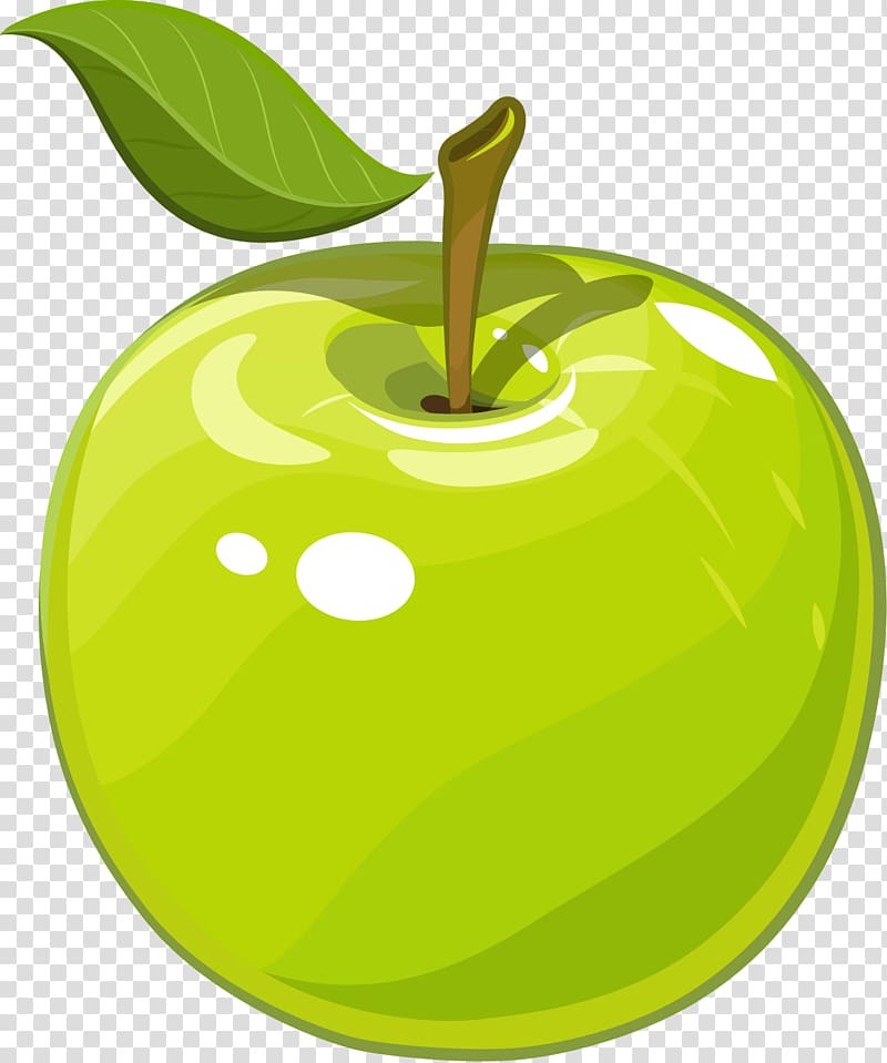 Apple Cartoon, Cartoon apple material transparent background PNG clipart