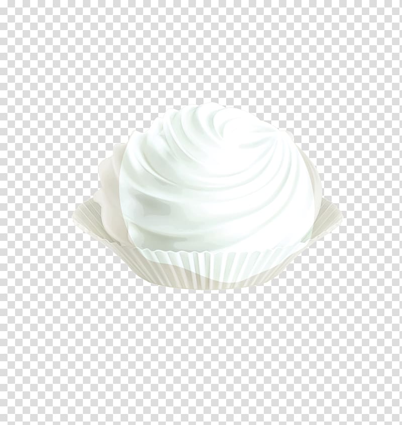 Buttercream Cup Baking, white cream ice cream lifelike transparent background PNG clipart