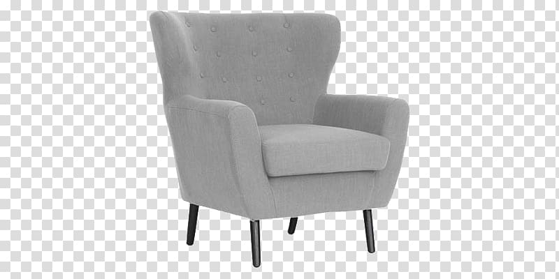 Club chair Living room Furniture Foot Rests, Wing chair transparent background PNG clipart