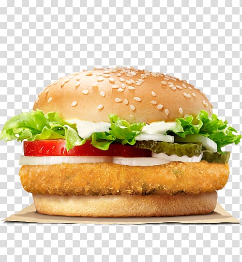 Hamburger Veggie burger Whopper Cheeseburger Chicken nugget, burger king transparent background PNG clipart