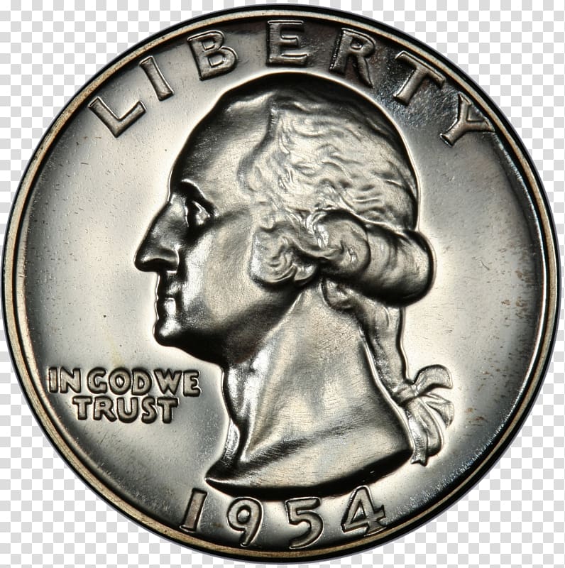 Coin Washington quarter Dime 50 State Quarters, Coin transparent background PNG clipart