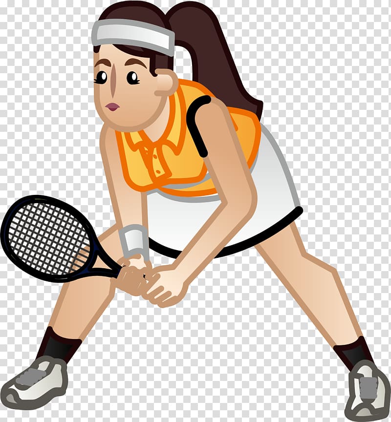 Tennis , Tennis defensive action transparent background PNG clipart