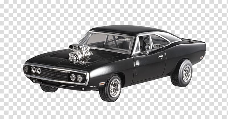 classic black Dodge Charger, Hot Wheels 1970 Dodge Charger the Fast and the Furious transparent background PNG clipart
