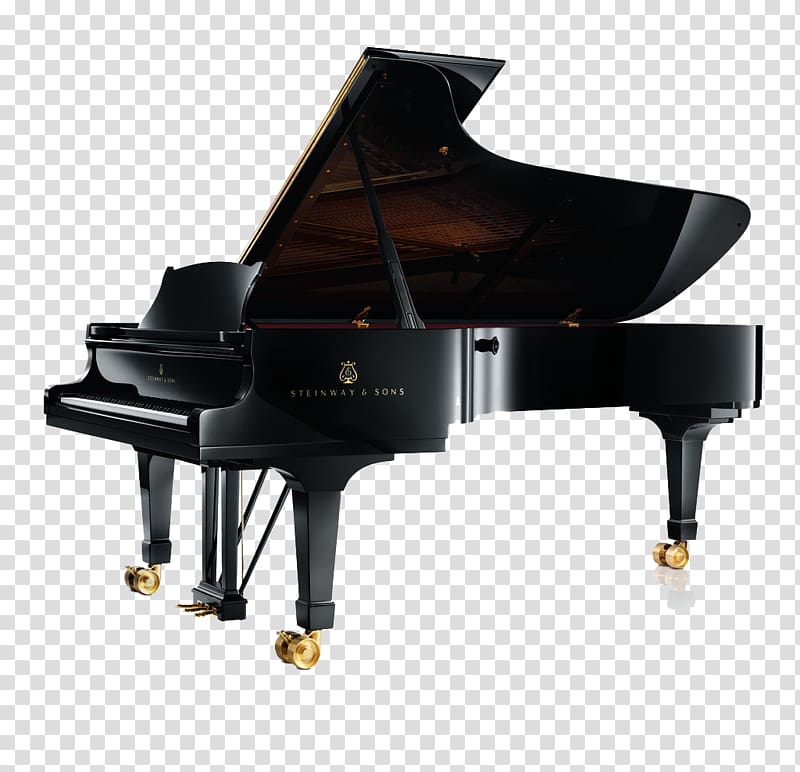 Steinway & Sons Grand piano Steinway D-274 Musical instrument, Black piano transparent background PNG clipart
