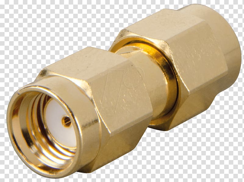 SMA connector Electrical connector RP-SMA Adapter Electronics, Stecker transparent background PNG clipart