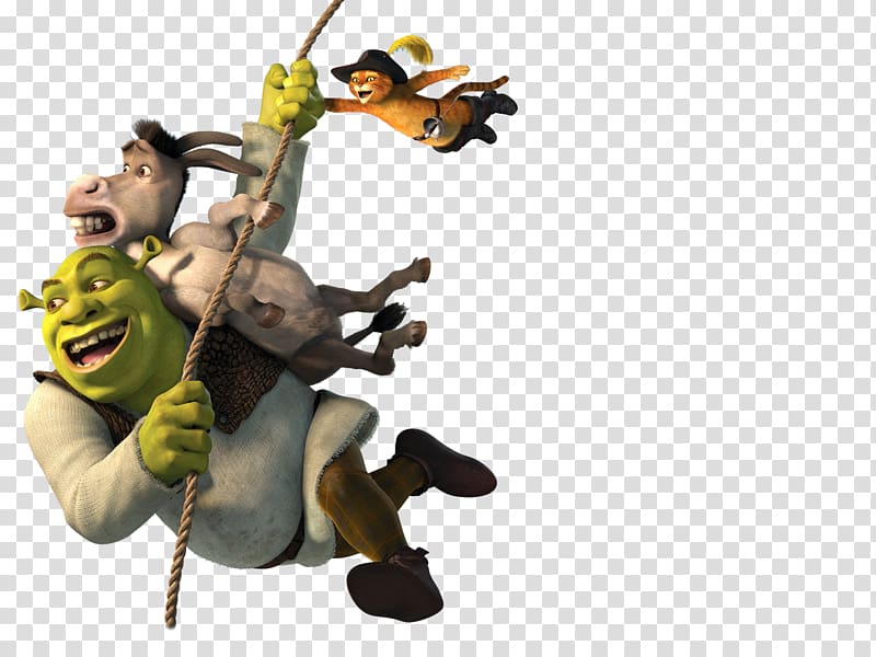 Shrek the Third Donkey Puss in Boots Gingerbread Man Princess Fiona, Shrek transparent background PNG clipart