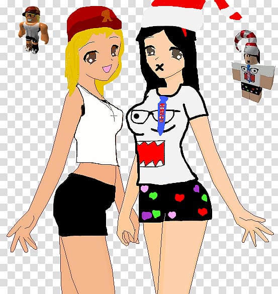 Roblox Girl Transparent Background Png Cliparts Free Download Hiclipart - how to draw a noob in roblox youtube