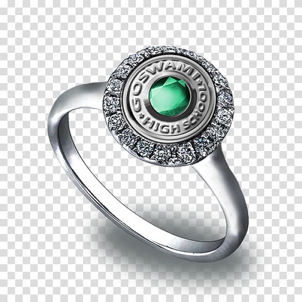 Class ring Jewellery Engagement ring Emerald, graduation Ring transparent background PNG clipart
