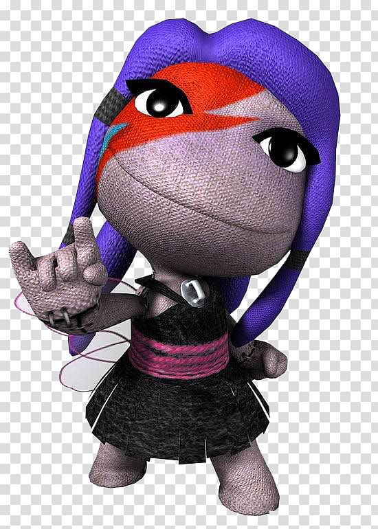 LittleBigPlanet 3 LittleBigPlanet 2 Run Sackboy! Run! PlayStation 3, Purple Girl Warrior transparent background PNG clipart