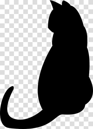 Cat Kitten Silhouette , Cat transparent background PNG clipart thumbnail