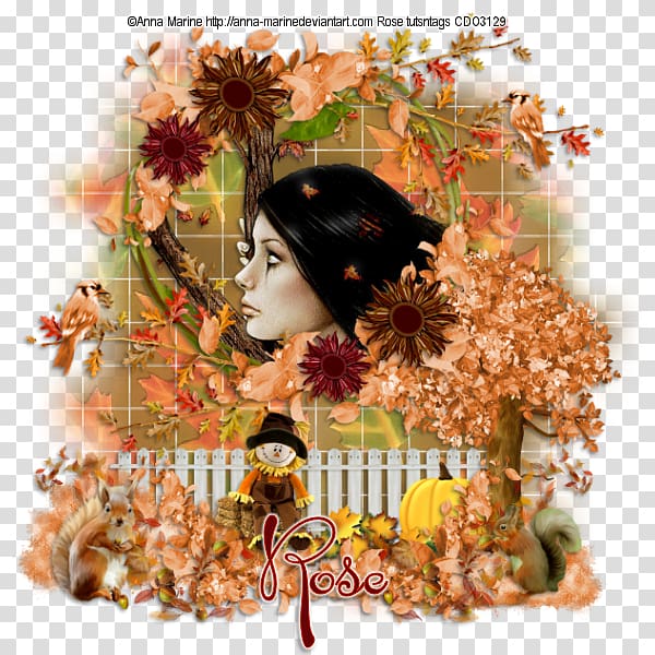 Floral design Autumn Game, autumn town transparent background PNG clipart