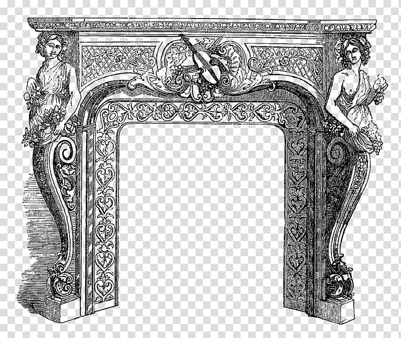 Stone carving Frames Furniture, design transparent background PNG clipart