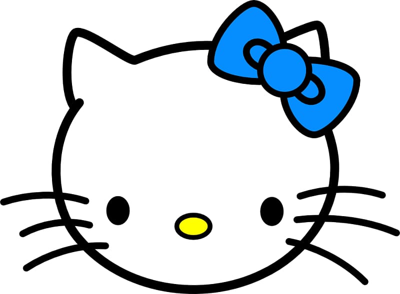 Hello Kitty Online Kitten , Kitty Head transparent background PNG clipart