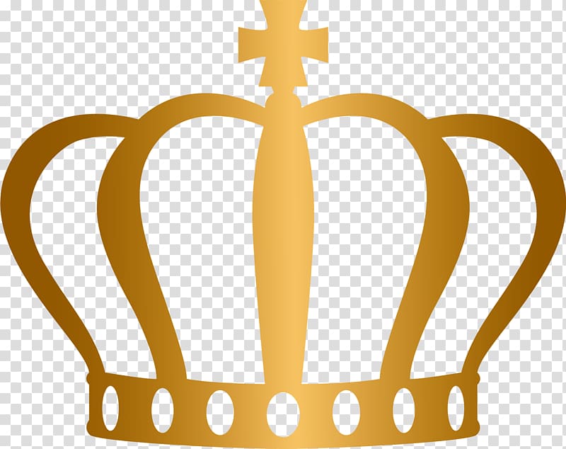 golden shining crown transparent background PNG clipart