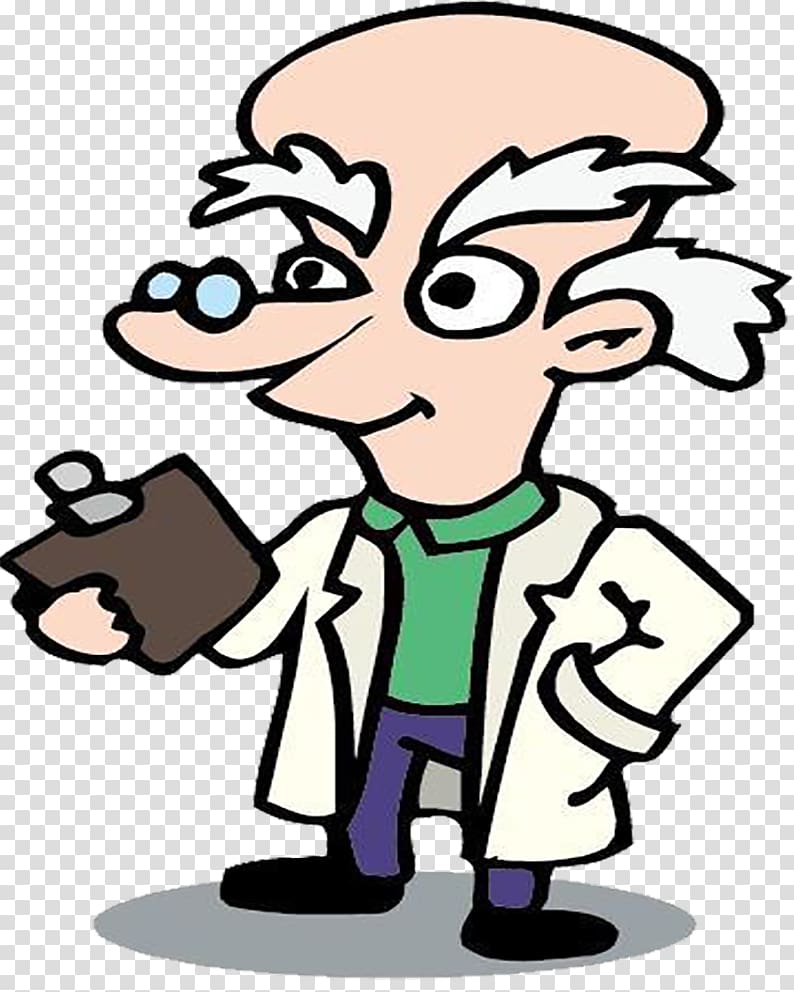 Physician Cartoon, Old doctor transparent background PNG clipart