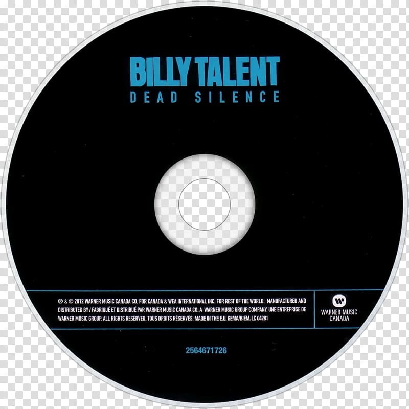 Compact disc Dead Silence T-shirt Billy Talent, T-shirt transparent background PNG clipart