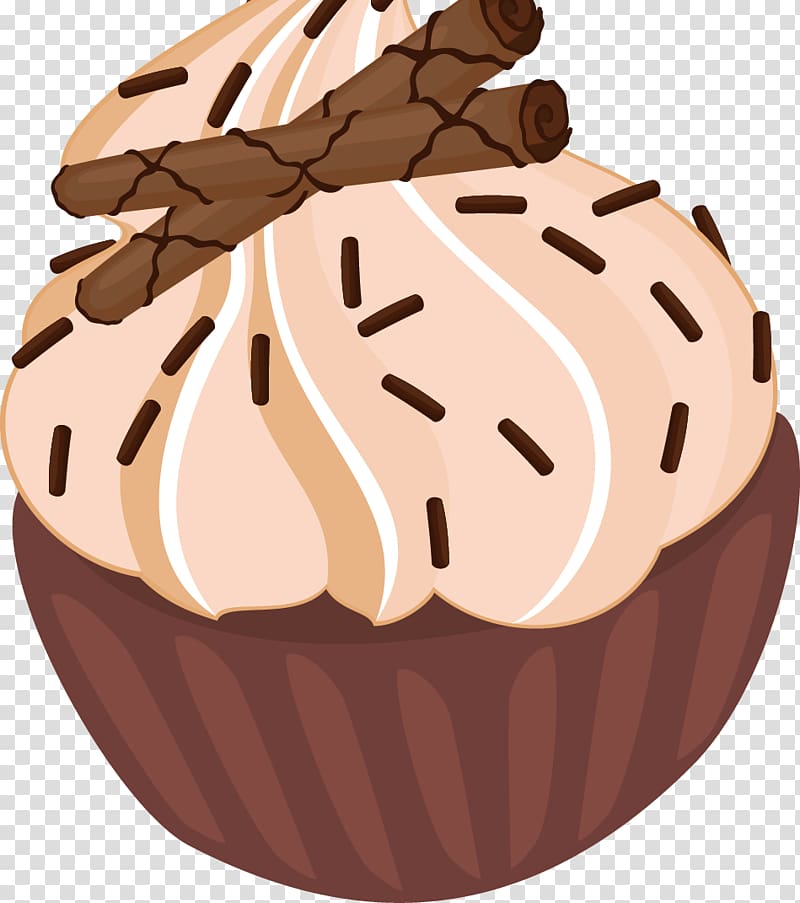 Coffee Cupcake Muffin Chocolate cake, cake transparent background PNG clipart