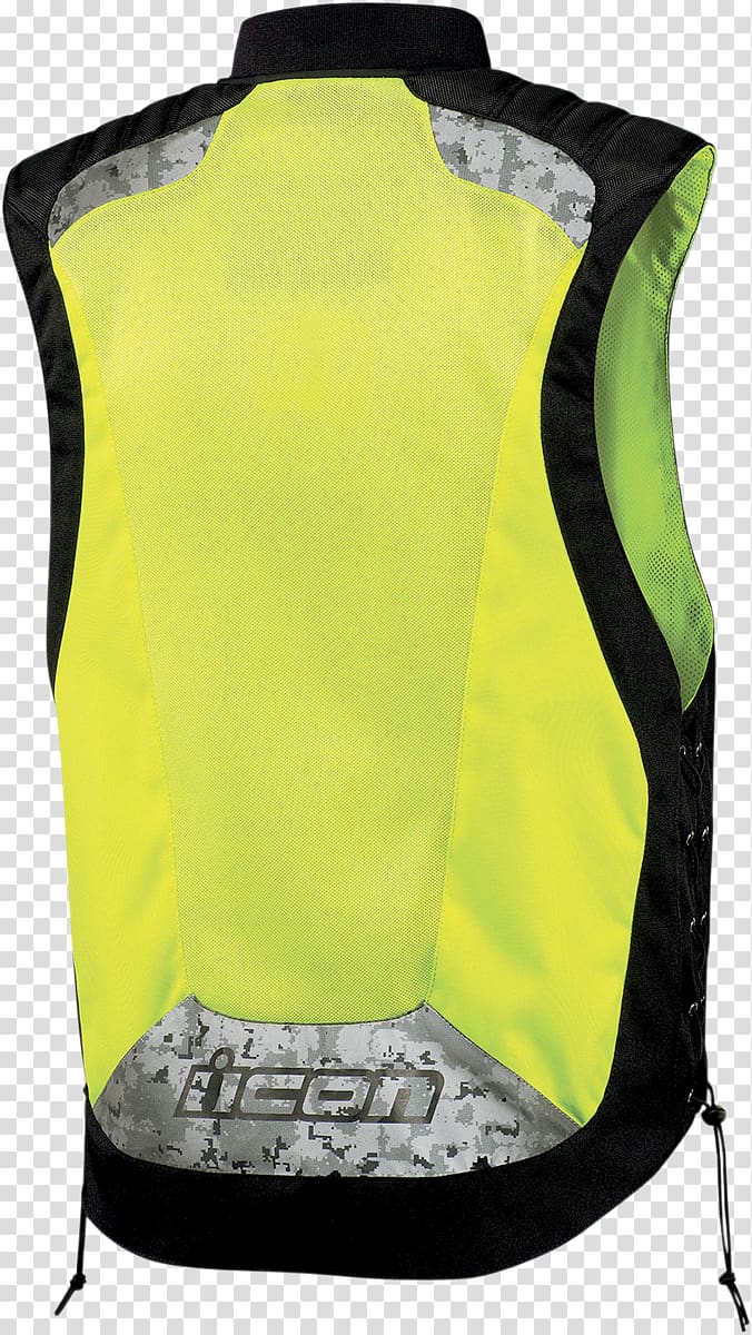 Gilets High-visibility clothing Motorcycle Safety, vests transparent background PNG clipart