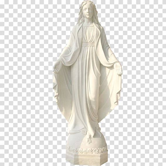 standing female statue illustration, Stone sculpture Statue Stone carving, White goddess sculpture transparent background PNG clipart