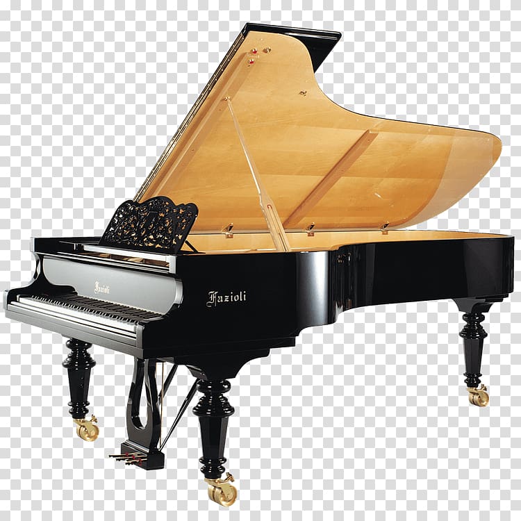 Grand piano Fazioli Musical Instruments Blüthner, piano transparent background PNG clipart