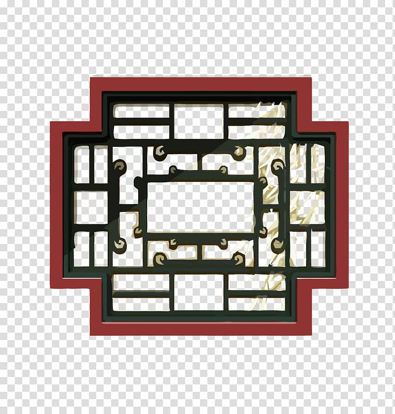 China Window Building Wall Chinoiserie, Chinese wind windows transparent background PNG clipart